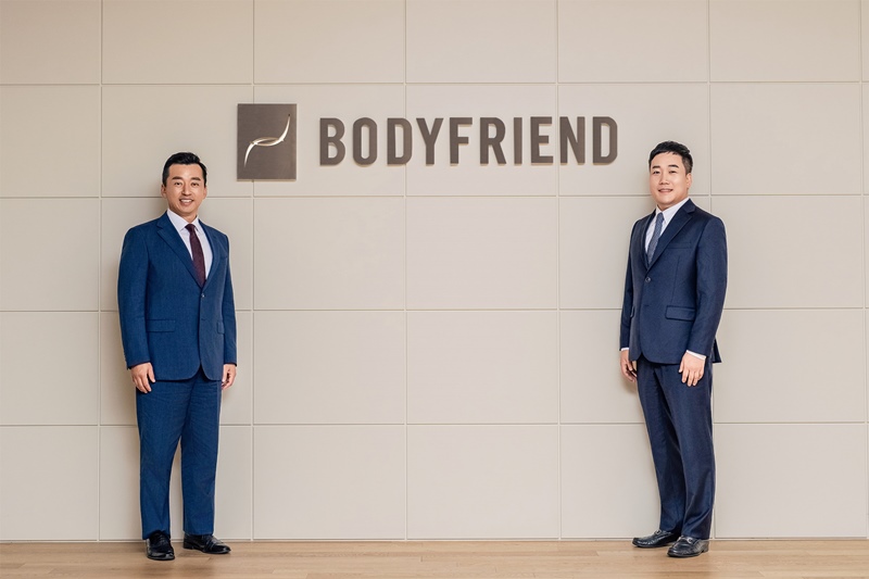 바디프랜드 곽도연(좌)·김철환(우) 공동 대표이사 / 바디프랜드