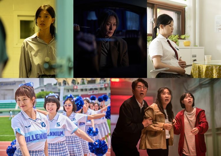 ‘벡델데이 2025’가 올해의 ‘벡델리안’ 수상자를 발표했다. 사진은 (왼쪽부터 시계방향으로) ‘딸에 대하여’ ‘파과’ ‘최소한의 선의’ ‘하이파이브’ ‘빅토리아’. / 아토, 수필름, 싸이더스, 마인드마크, NEW