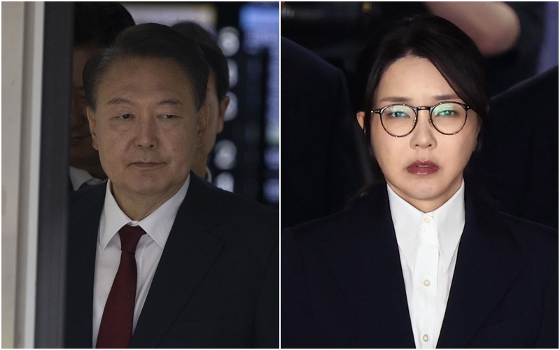 김건희 씨를 둘러싼 16개 혐의 가운데 주가조작을 제외하면 대부분 직권남용 및 권리행사 방해 등 권력형 범죄로 윤석열 전 대통령과의 공모관계 입증이 최대 관건이다. / 뉴시스