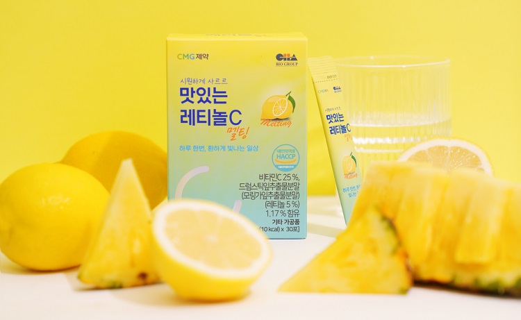 CMG제약이 식물성 레티놀 이너뷰티 제품 ‘맛있는 레티놀C 멜팅’을 출시했다. / 차바이오그룹