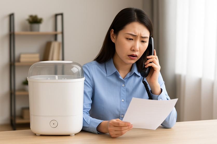 전월 대비 7월에 소비자상담이 가장 많이 증가한 품목은 유아용식생활용품으로, 약 10배(252건) 증가했다. / 생성형 AI로 제작한 이미지