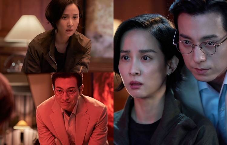 호연을 펼친 조여정(왼쪽 위)와 정성일(왼쪽 아래). / 소니픽처스엔터테인먼트코리아, 에이투지엔터테인먼트