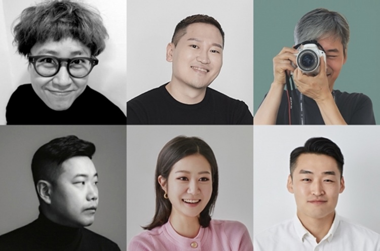(사진 좌측 상단)김정아 이노션 CCO, 김용태 더에스엠씨 대표, 김윤호 제일기획 프로, (좌측 하단)이성헌 돌고래유괴단 부대표, 김아영 이노션 팀장, 김동길 디마이너스원 대표. / 칸라이언즈코리아