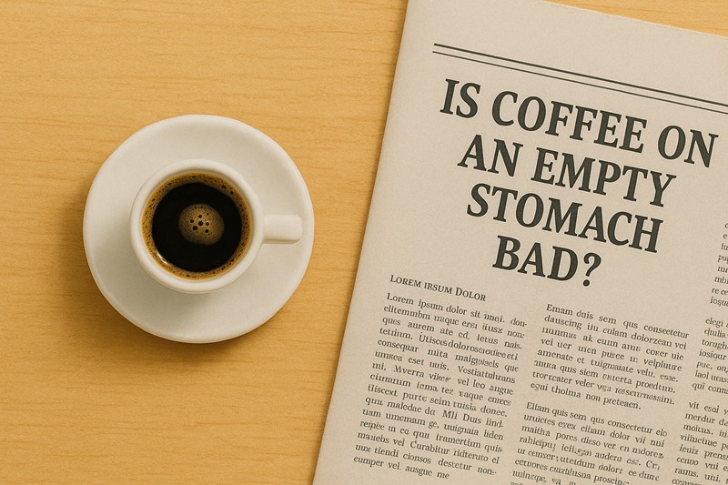 한국 성인이면 누구나 아침에 커피 한 잔씩을 마신다. 하지만 이것이 속쓰림 등 건강에 악영향을 미칠 수 있다는 우려도 나온다./ 생성형 AI로 제작한 이미지