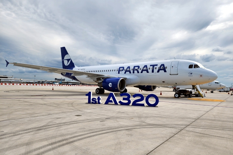 파라타항공이 2호기 A320-200 기재를 도입했다. / 파라타항공