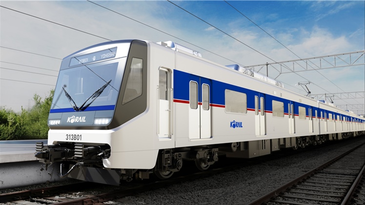  2024년 계약한 1호선 신조전동차 80칸 조감도