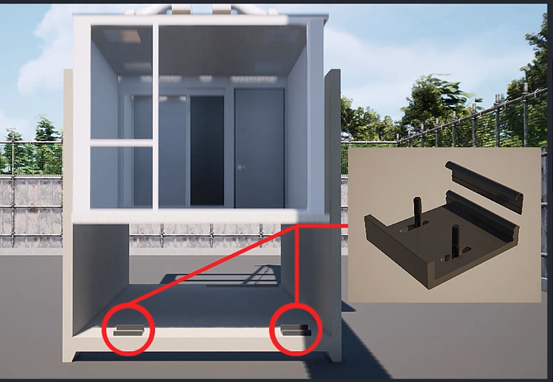 건설연은 16일 고온·건조한 사막기후에서도 에너지 자립이 가능한 중동 지역 특화형 ‘패시브 사막형 모듈러 건축기술’도 공개했다./ 한국건설기술연구원