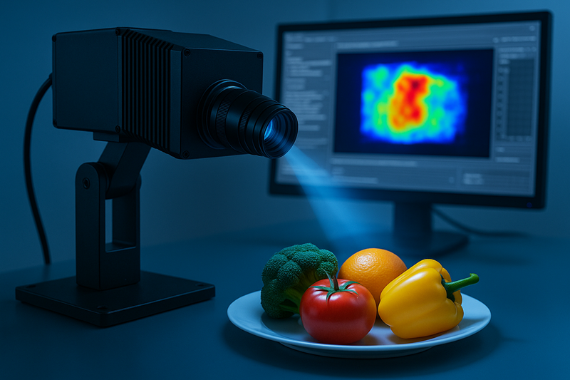  한국식품연구원(식품연)은 식품 시료를 초분광 영상 데이터로 손쉽게 분석할 수 있는 프로그램을 개발했다고 17일 밝혔다. 이번 관련 기술은 민간 기업에 이전돼 상용화가 진행 중이다./ 생성형 AI로 제작한 이미지, 편집=박설민 기자