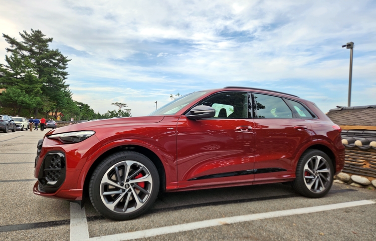 아우디 Q5 40 TDI 콰트로 S-라인 블랙 에디션 측면. / 사진=제갈민 기자