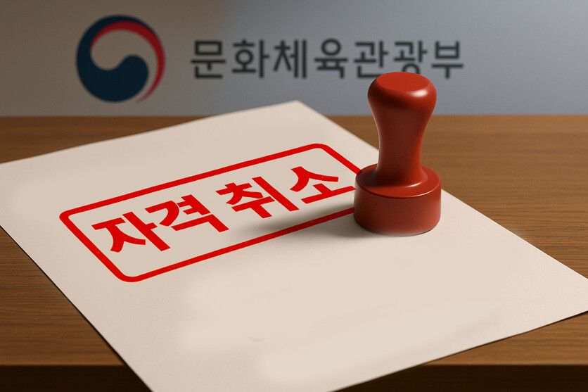 문화체육부가 선수를 폭행한 중학교 씨름부 지도자에 대해 '국민체육진흥법'에 따라 체육지도자 자격 취소 처분을 진행했다. / 생성형 AI로 제작한 이미지