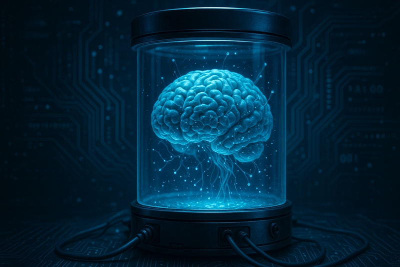 ‘오가노이드’란 줄기세포로부터 형성된 3차원 세포 집합체다. 이 같은 ‘인공장기’인 오가노이드가 사람의 뇌 기능을 하게 되면 어떨까. 여기서 나온 연구 분야가 바로 ‘오가노이드 지능(Organoid intelligence, OI)’이라는 개념이다./ 생성형 AI로 제작한 이미지