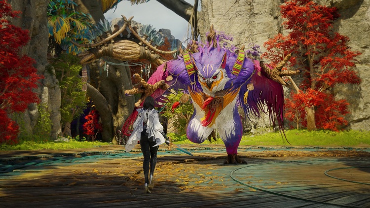 이번 시연에서는 중간보스인 ‘심판자 우라훔’(사진)을 상대했다. / 엔씨소프트 