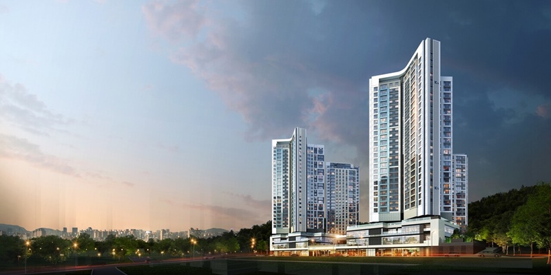 도룡자이 라피크 투시도. / GS건설