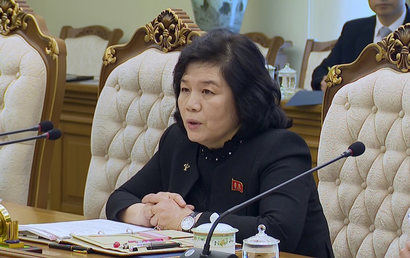 최선희 북한 외무상은 13일 담화를 통해 G7의 비핵화 요구를 “헌법을 위반한 행위”라고 비판하며 강하게 반발했다. / 뉴시스