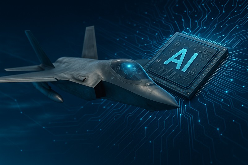   KAI(한국항공우주산업)이 삼성전자와 국방 AI반도체 개발을 위한 전략적 협력에 나섰다. 특히 양사는 차세대 AI반도체 분야로 떠오르는 ‘RF반도체’ 개발에 힘을 모을 예정이다./ 생성형 AI로 제작한 이미지