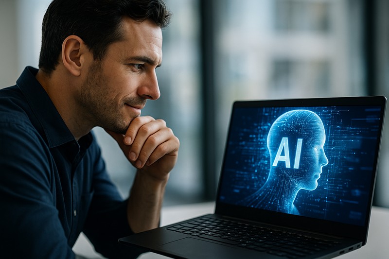 한국지능정보사회진흥원(NIA)은 ‘AI 이해도와 활용 경험에 따른 국민 인식 조사’를 진행했다고 14일 밝혔다. 이번 조사는 AI기술 일상화 속에서 국민의 생각과 전망 조사를 목적으로 19세 이상 국민 2,000명 대상의 온라인 설문으로 진행됐다./ 생성형 AI로 제작한 이미지.