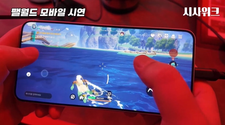 바다에서는 빠른 속도록 수영하며 새로운 팰들이 보이는 지역으로 이동할 수 있었다. / 이주희 기자