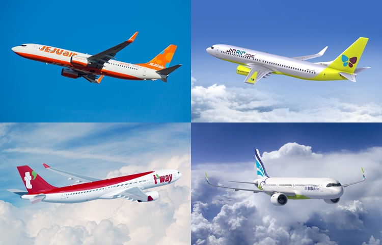 올해 3분기 저비용 항공사(LCC)들은 모두 영업손실을 기록했다. / 제주항공·진에어·티웨이항공·에어부산
