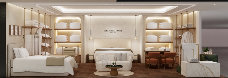 조선호텔앤리조트의 침구 브랜드 더 조선호텔이 신세계백화점 강남점 매장을 리뉴얼 확장 오픈했다. / 조선호텔앤리조트