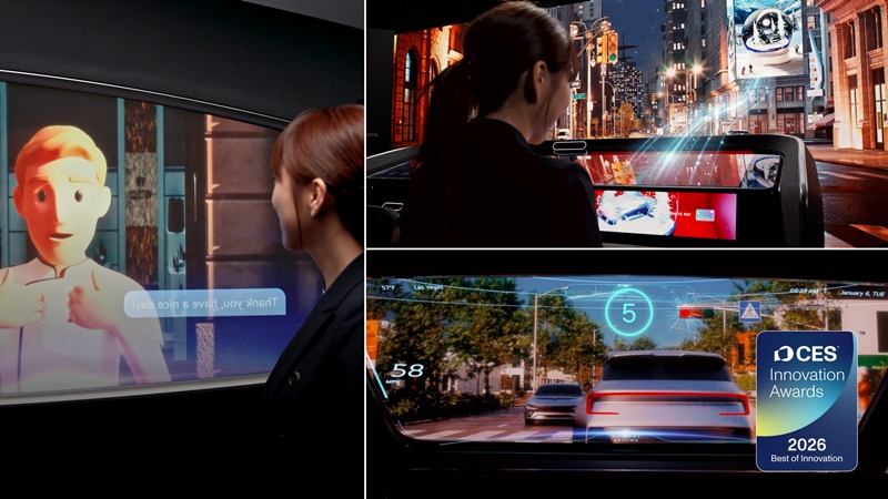 LG전자가 세계 최대 가전전시회 ‘CES 2026’에서 ‘AI 기반 차량용 솔루션(LG AI-powered In-Vehicle Solutions)’을 선보인다고 17일 밝혔다. CES 2026은 내달 6일(현지시간)부터 미국 라스베이거스에서 개최될 예정이다./ LG전자