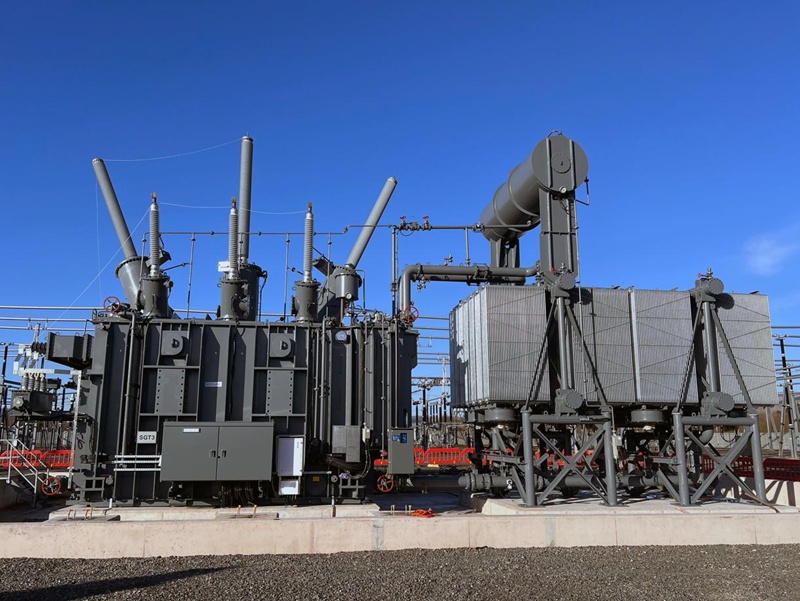 사진자료2. 효성중공업이 2025년 영국 스코틀랜드에 설치한 초고압변압기