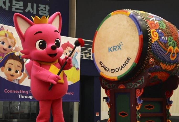 지난해 11월 상장한 더핑크퐁컴퍼니는 이후 무기력한 주가 흐름을 면치 못하고 있다. / 더핑크퐁컴퍼니