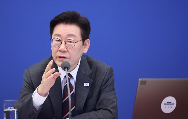 이재명 대통령이 지난 3일 청와대에서 열린 국무회의에서 발언하고 있다. / 뉴시스