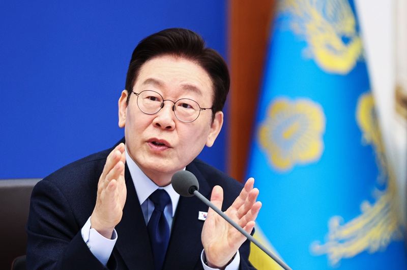 이재명 대통령이 10일 청와대에서 열린 국무회의에서 발언하고 있다.(청와대통신사진기자단) / 뉴시스