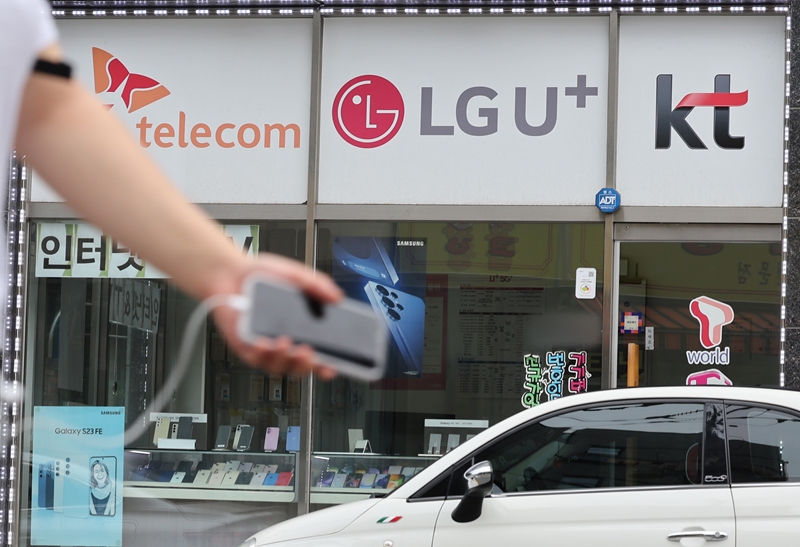 통신3사는 핸드셋 5G 보급률이 80%를 넘었다. / 뉴시스
