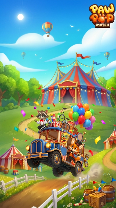 11일 컴투스홀딩스는 모바일 퍼즐 게임 ‘파우팝 매치’를 미국과 인도네시아에 소프트 론칭했다고 밝혔다. / 컴투스홀딩스