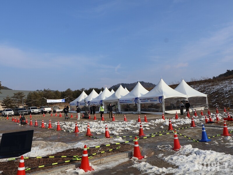 ‘로봇경주대회(Robot Competition)’ 현장./ 사진=박설민 기자