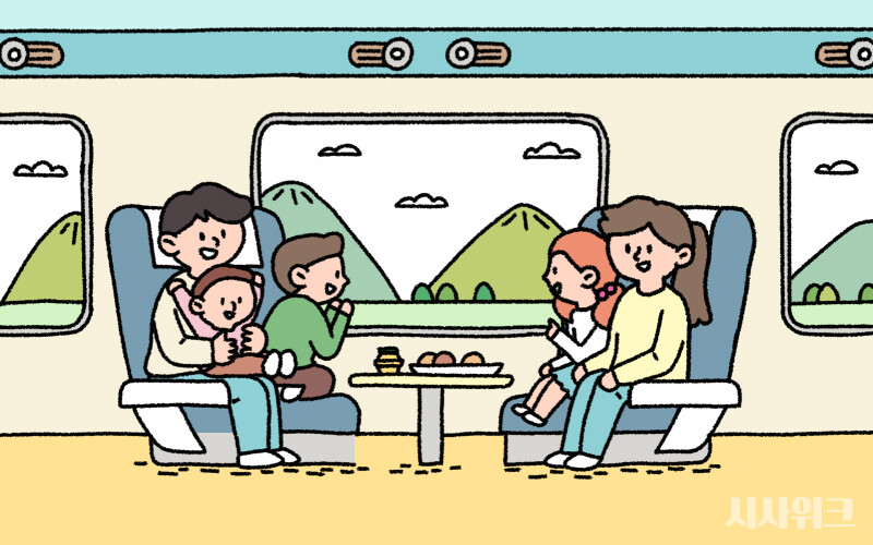 KTX는 다자녀 가정의 장거리 이동에 아주 요긴한 교통수단입니다. 하지만 설 명절 열차 승차권 예매엔 다자녀 가정을 위한 별도의 배려가 없는 상황입니다. / 이미지=이주희 기자