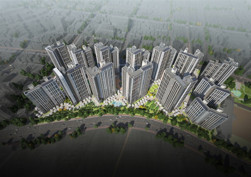 힐스테이트 평택역센트럴시티 조감도 / 사진 및 기사자료 제공 = 현대건설