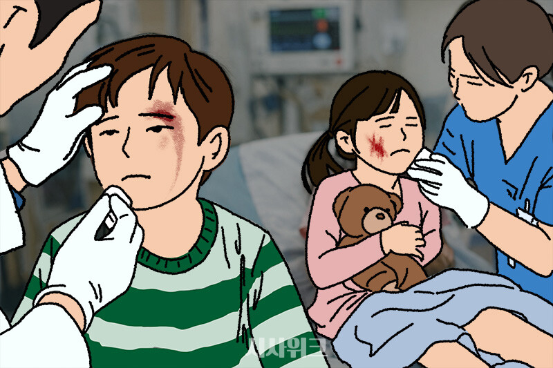아이들을 키우다보면 뜻밖의 사고로 다쳐 병원을 찾게 되는 일이 벌어지곤 한다. / 이미지=이주희 기자