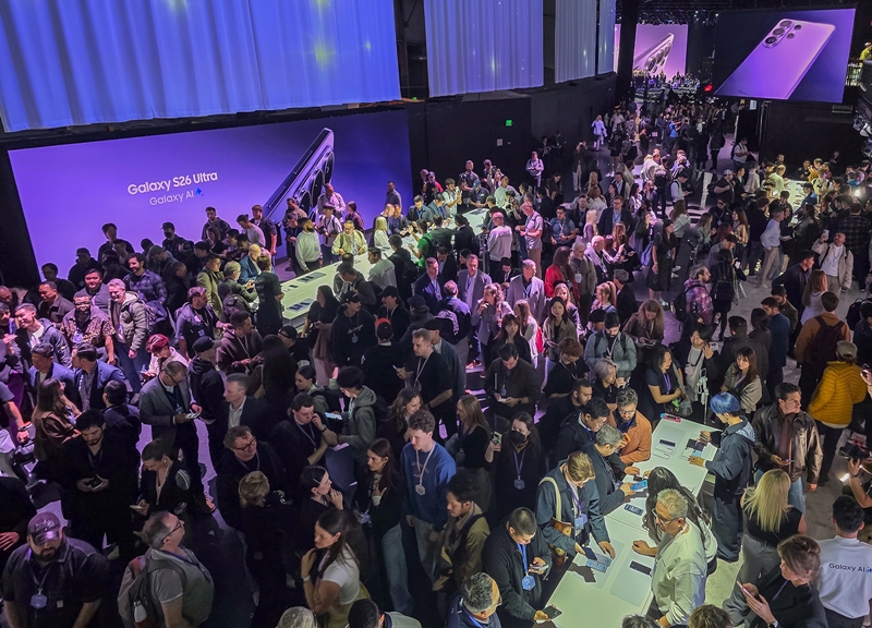  ‘갤럭시 언팩 2026(Galaxy Unpacked 2026)’ 행사 현장에서 진행된 갤럭시 S26 시리즈 체험 행사./ 삼성전자