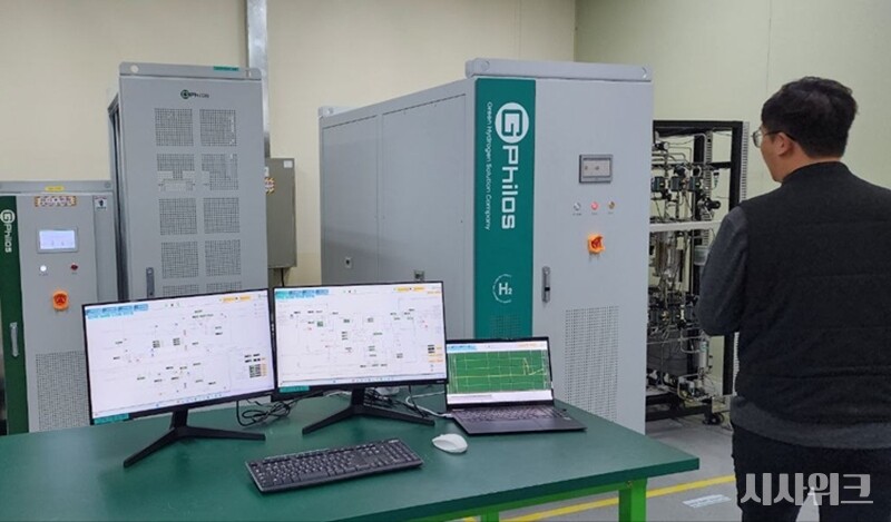 지필로스는 2022년 수전해시스템 신사업 추진을 위해 50억원을 투자, 용인 본사 주변 부지 매입 및 공장 증축을 진행했다. 하지만 첨단업종에 수소산업이 등록되지 않아 수원에 별도의 공장을 임대해 사용할 수밖에 없었다./ 사진=시사위크DB