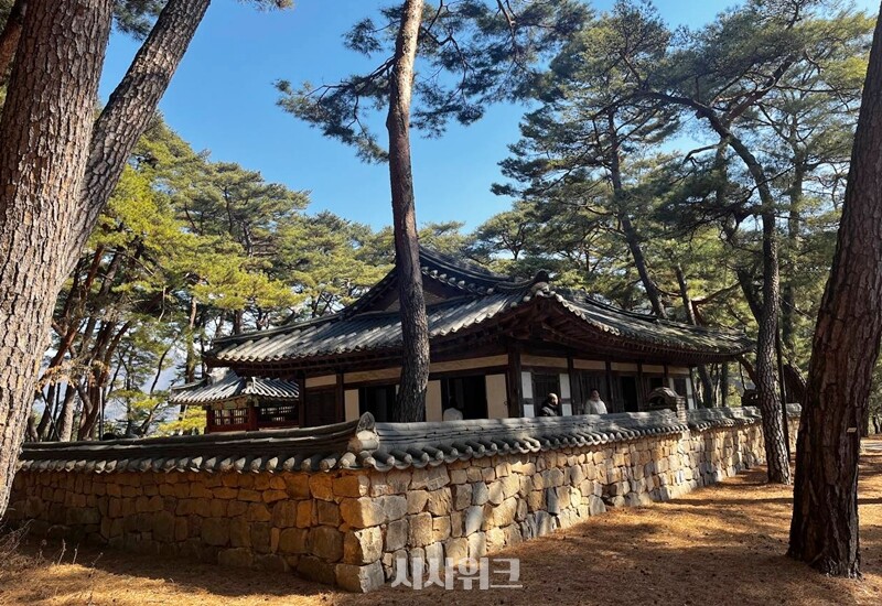 청령포 단종어소는 주변의 울창한 숲과 어울려 특유의 차분하고 고요한 분위기를 자아낸다. / 권정두 기자