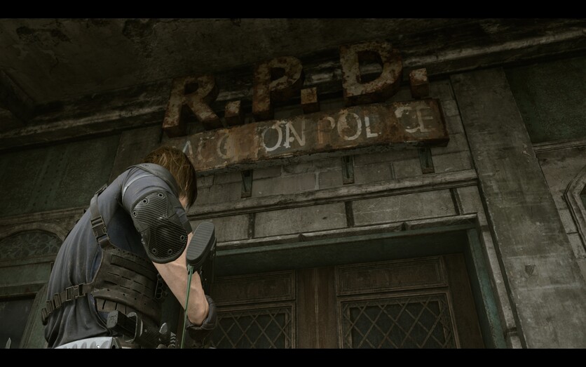 바이오하자드의 오랜 팬들이라면 추억을 자극할만한 요소가 게임 내 여기저기 자리 잡고 있다. / 플레이 장면 캡처