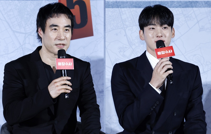 콤비 플레이를 보여줄 배성우(왼쪽)와 정가람. / 뉴시스