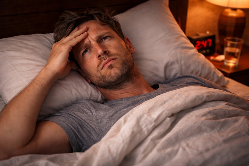 실제로 근 20년간 기온이 급상승한 미국에서는 불면증 문제가 현저히 증가한 것으로 나타났다. 미국 캘리포니아대 샌디에이고(UC San Diego) 연구팀에 따르면 야간 기온 상승이 수면 부족을 유발하는 것으로 확인됐다. 또한 자는 도중 숨을 쉬지 않는 ‘수면무호흡증’도 기후변화로 증가하고 있다./ 생성형 AI로 제작한 이미지