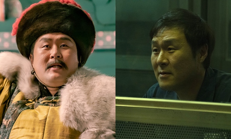 배우 윤경호가 존재감을 넓히고 있다. 사진은 ‘메소드연기’(왼쪽)와 ‘끝장수사’ 스틸. / 바이포엠스튜디오, 에이스메이커무비웍스