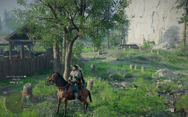 ‘붉은사막’ 말은 오래 달리면 체력이 떨어져 탈진하고 달리지 못하며 스스로 회복하지 못했다. / 게임 화면 갈무리 