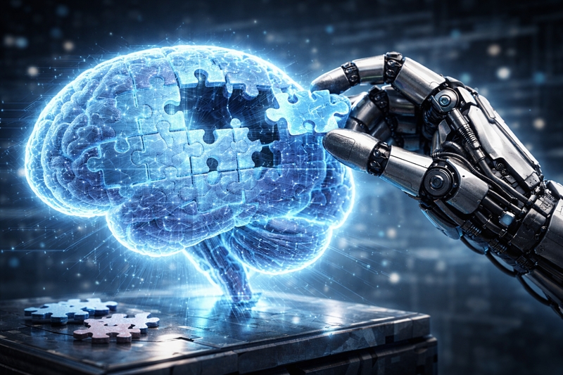 세계적 석학들은 4차 산업시대, ‘인공지능(AI)’과 첨단 로봇기술은 파킨슨병 등 각종 난치성 퇴행 질환 치료의 새로운 해법이 될 수 있을 것으로 예상하고 있다. / 생성형 AI로 제작한 이미지