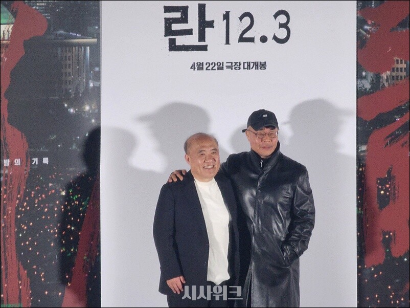 조성우 음악감독(왼쪽)과 이명세 감독이 ‘란 12.3’에 관한 다양한 이야기를 전했다. / 시사위크 DB