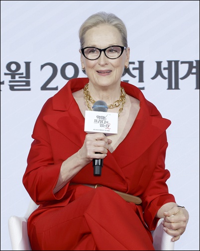 첫 내한한 메릴 스트립이 소감을 전했다. / 뉴시스