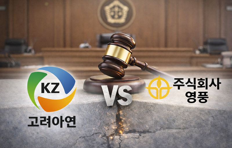 지난해 고려아연이 정기주주총회에서 영풍의 의결권을 제한하면서 법적 분쟁이 이어진 가운데, 영풍은 대법원이 의결권 제한 조치의 유지 여부만 판단했을 뿐 상호주 형성 과정의 적법성은 다루지 않았다고 보는 반면, 고려아연은 이번 결정을 경영권 방어의 정당성 확인으로 해석하고 있다. / 생성형 AI로 제작한 이미지
