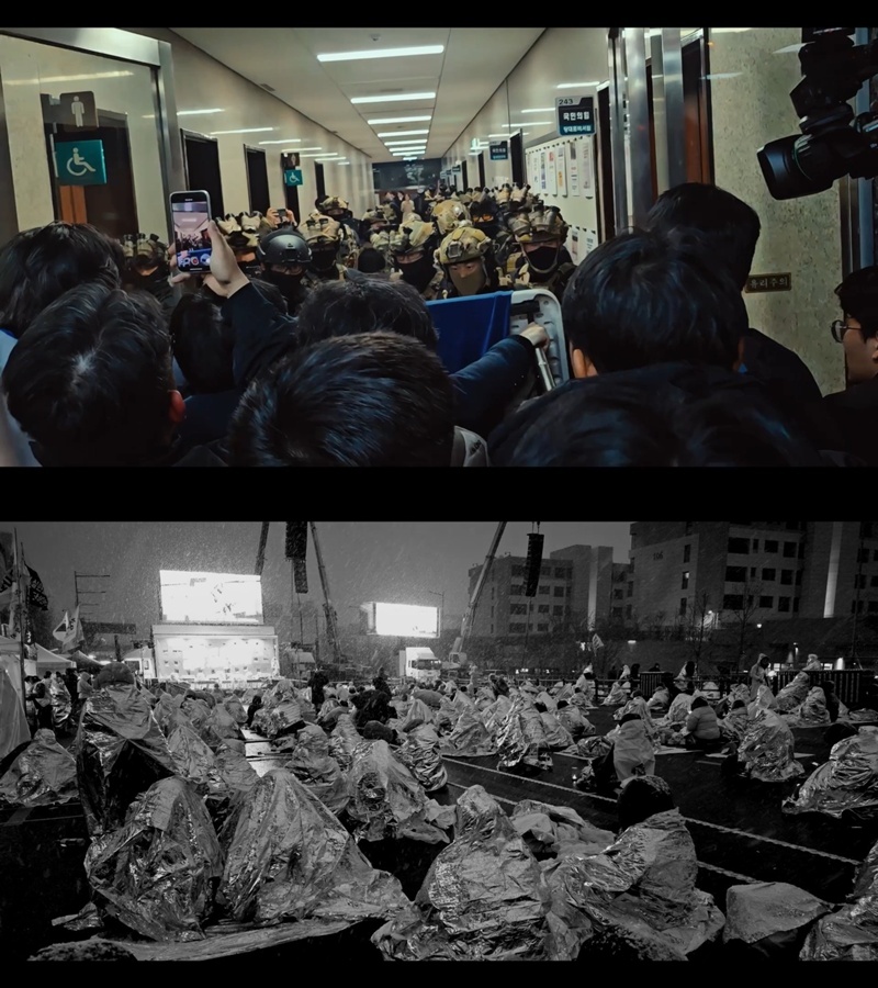 많은 이들의 제보 영상으로 완성된 ‘란 12.3’. / NEW