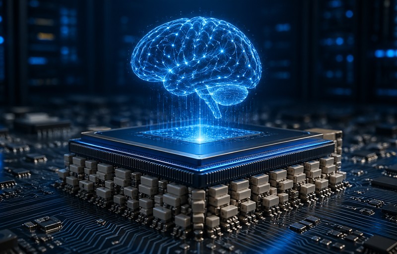 반도체 슈퍼사이클과 함께 따스한 봄, ‘AI 훈풍’을 제대로 타고 있는 곳이 있다. 바로 ‘삼성전기’다. ‘적층형 세라믹 커패시터(Multi-Layer Ceramic Capacitor, MLCC)’의 수요가 급증하면서다. / 생성형 AI로 제작한 이미지