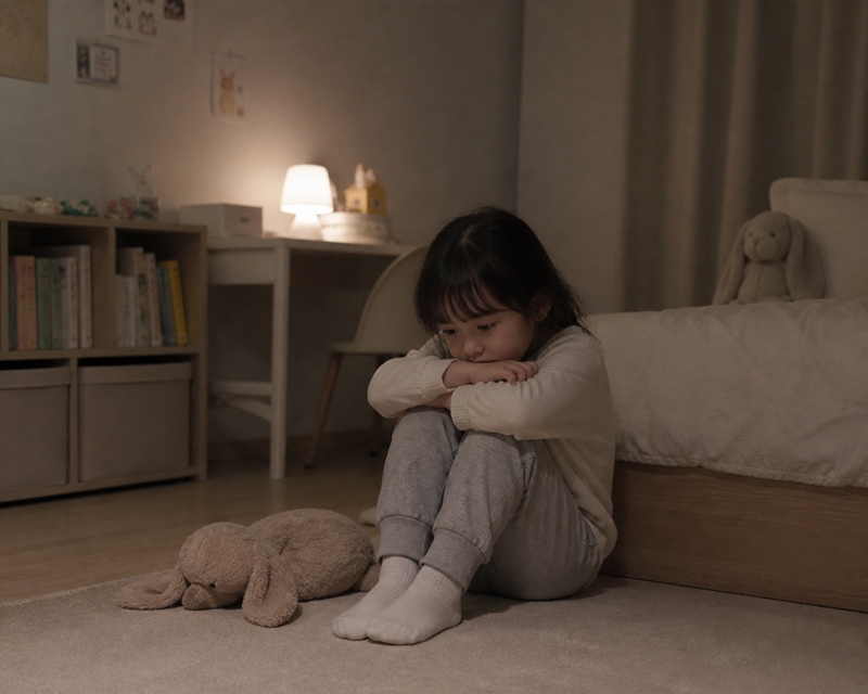 어린이날이 코앞으로 다가온 가운데, 한국 아동들의 정신건강에 주의 신호가 감지되고 있다. / 생성형 AI로 제작된 이미지