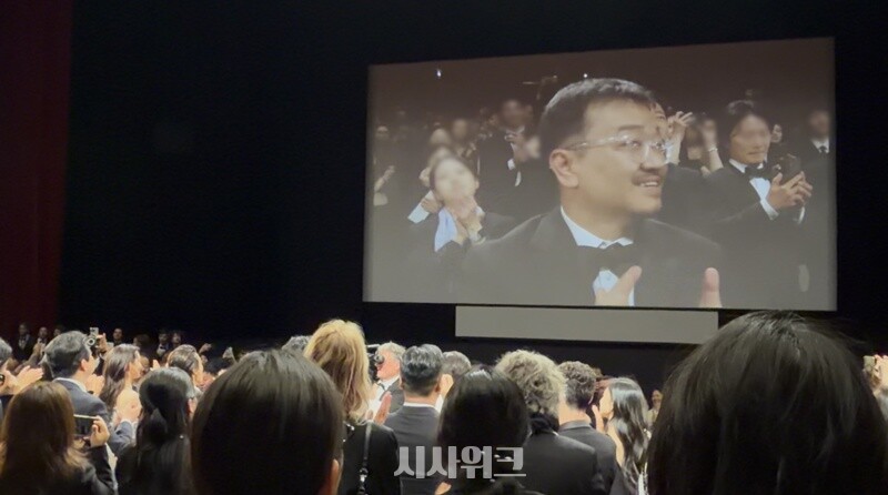 영화 ‘군체’가 칸 국제영화제에서 베일을 벗었다. / 칸(프랑스)=이영실 기자